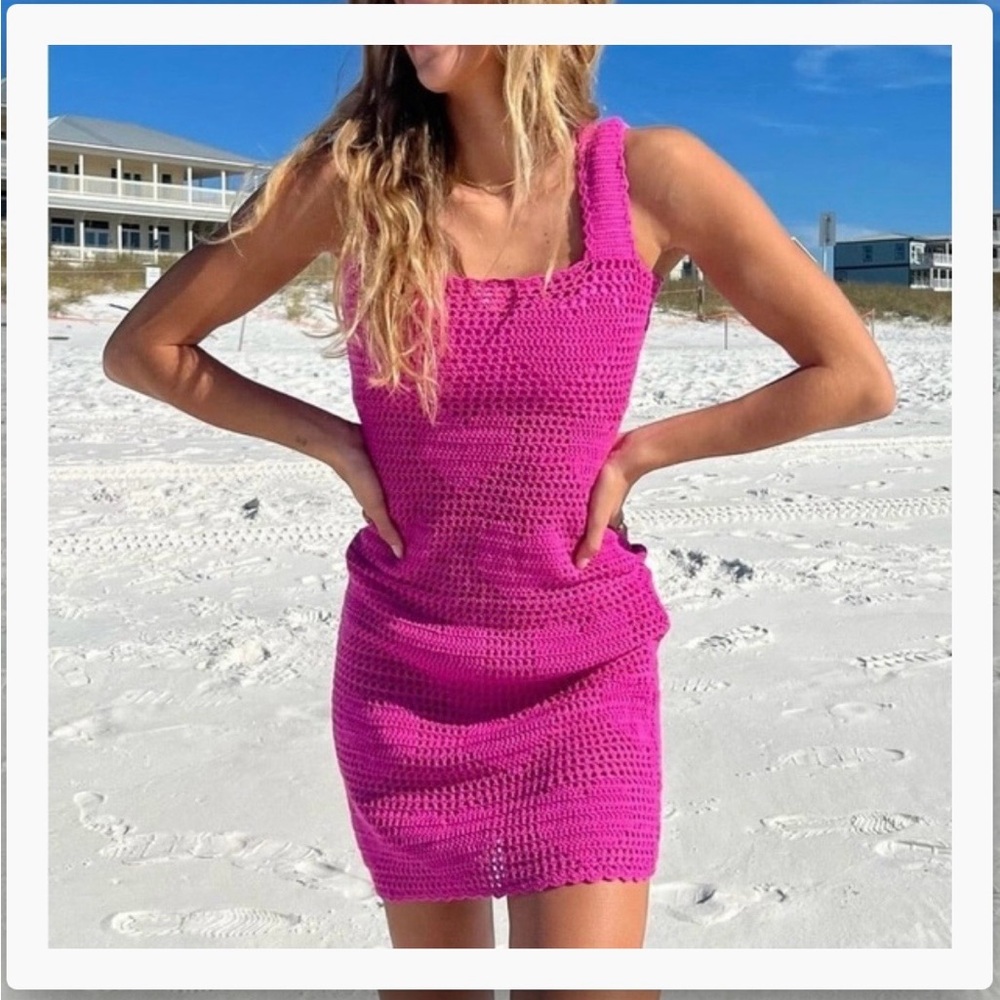 Beach Riot Crochet Hearts Coverup